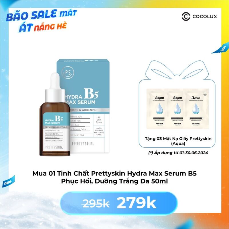 Tinh Ch T Ph C H I D Ng Tr Ng Da Hydra Max Serum B Prettyskin Ml