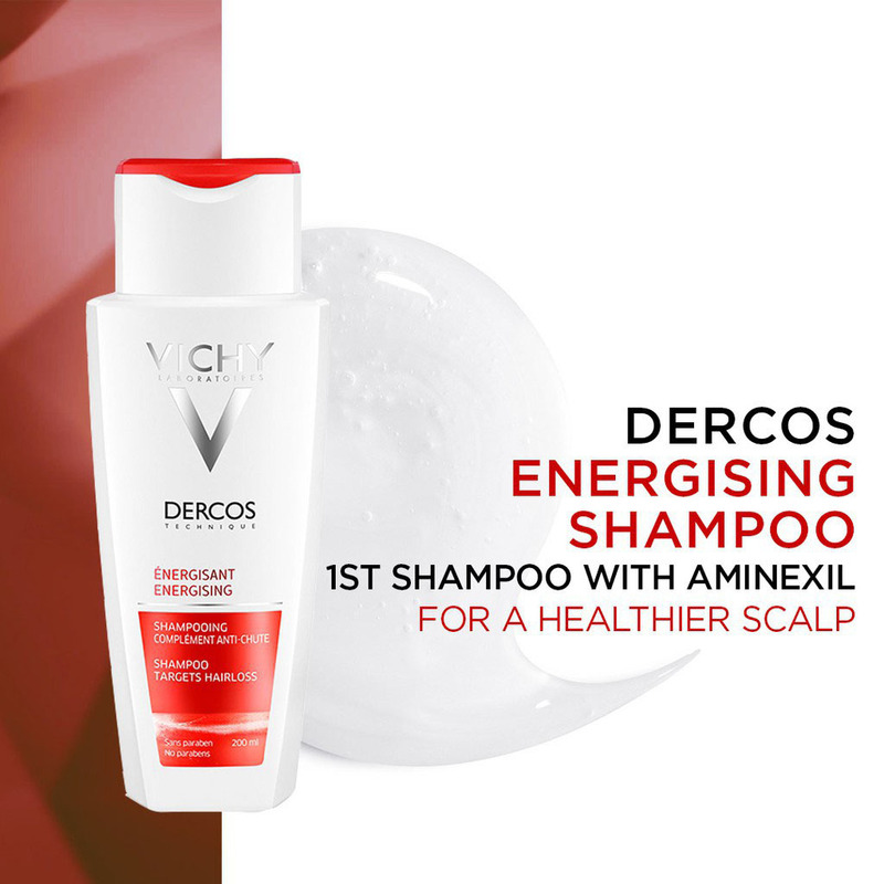 Dầu gội tăng cường dưỡng tóc & giảm rụng tóc Vichy Dercos 200ml