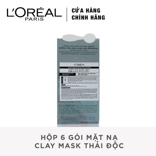 Mặt Nạ Đất Sét Loreal Pure Clay Detoxify Mask 5g