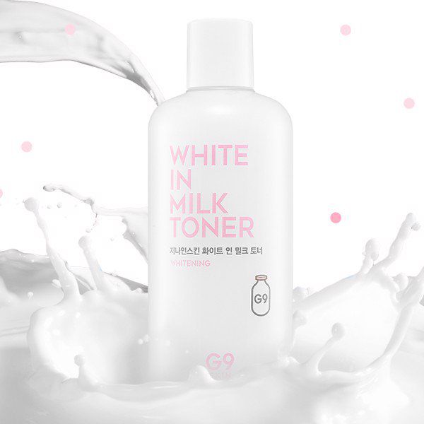 Nước Hoa Hồng G9 Skin White In Milk Toner 300ml