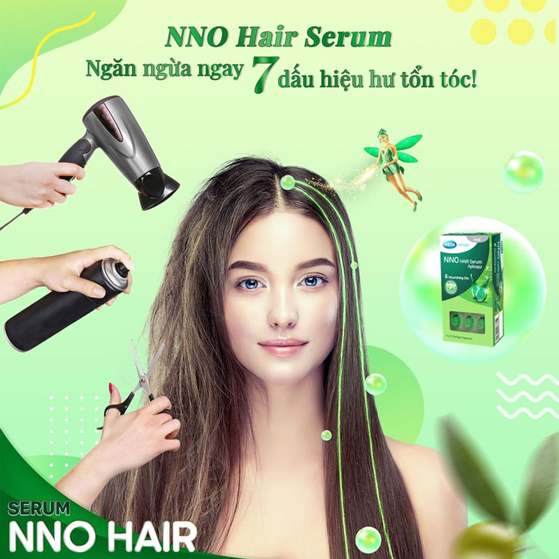Tinh Chất Dưỡng Tóc Mega We Care NNO Hair Serum (Hộp 15 viên)