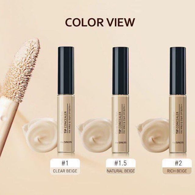Che Khuyết Điểm The Saem Cover Perfection Tip Concealer SPF28/PA++ #1 6.5g 