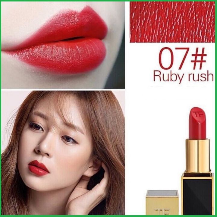 Son Thỏi Tom Ford Lip Color Matte Lipstick 07 Ruby Rush 3g 