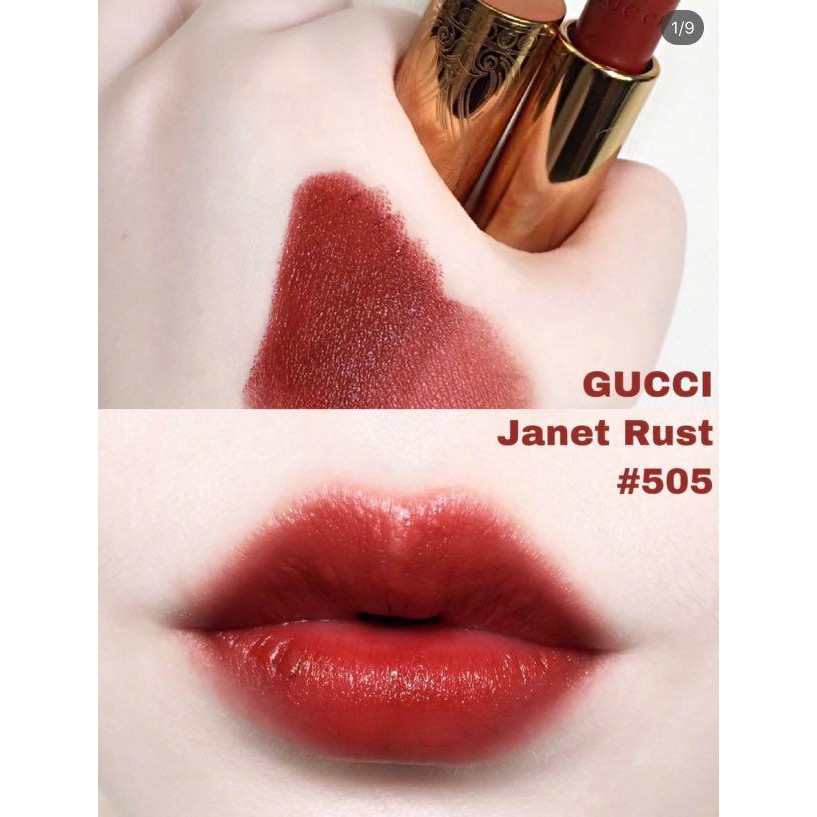 Son Thỏi Gucci Matte Lipstick 505 Janet Rust 3.5g