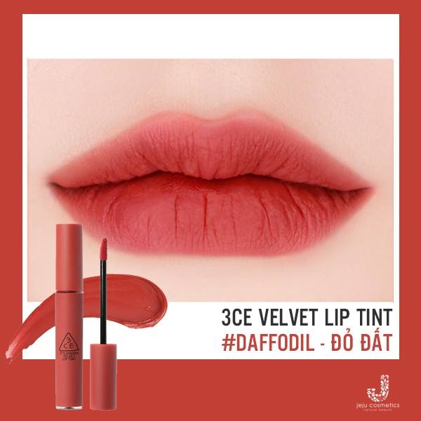 Son Kem 3CE Velvet Lip Tint Daffodil 4g