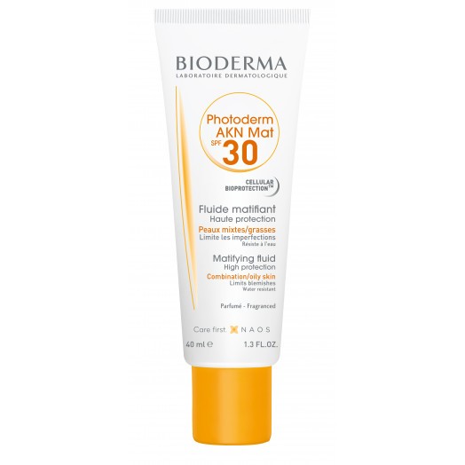 Kem Chống Nắng Bioderma Photoderm AKN Mat Dành Cho Da Dầu Mụn SPF30 40ml