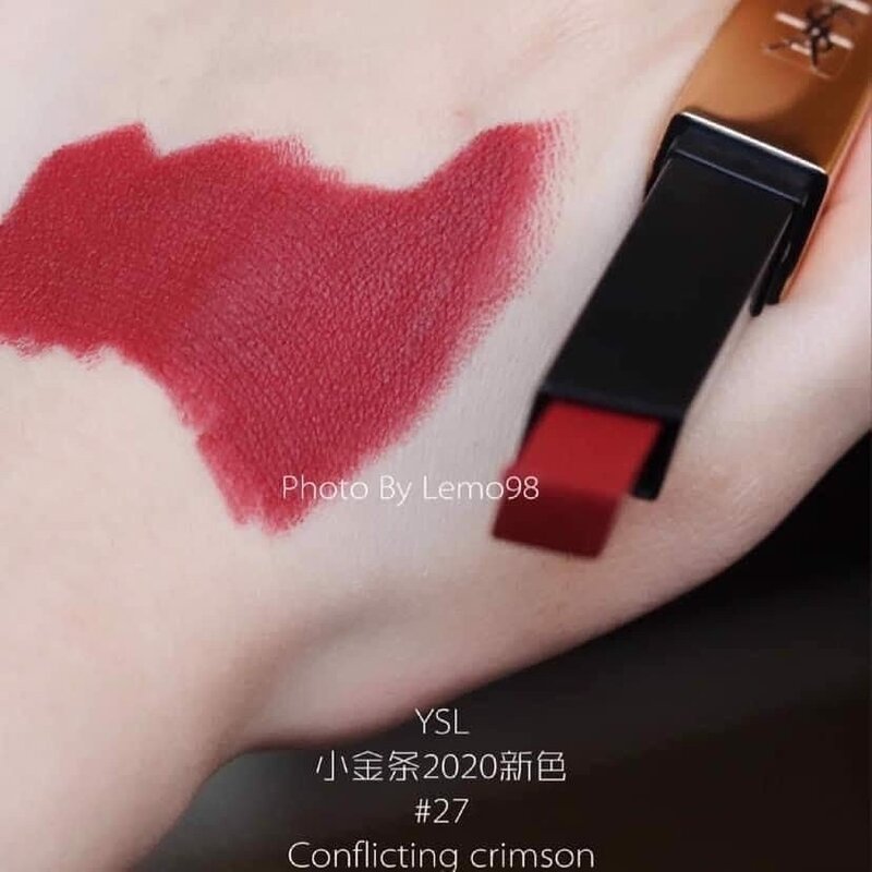 Son Thỏi YSL Rouge Pur Couture The Slim 27 Conflicting Crimson