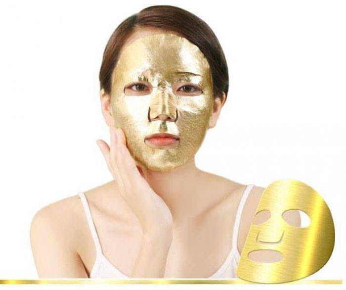 Mặt nạ Coreana 24k gold perfect ampoule & mask