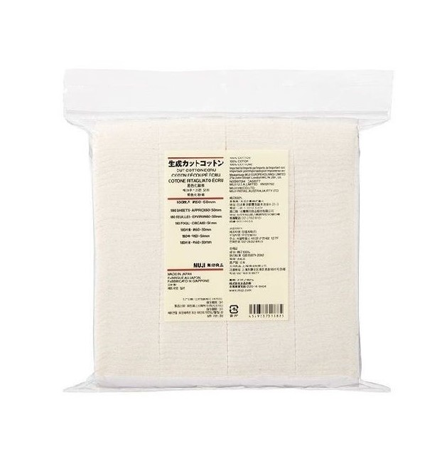 Bông Tẩy Trang Muji Organic - 180 miếng