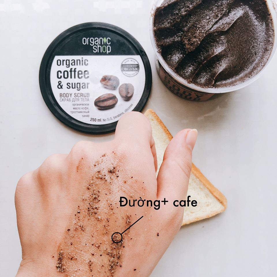 Tẩy Tế Bào Chết Body Organic Coffee & Sugar Body Scrub