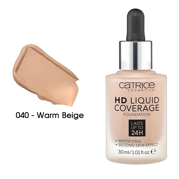 Kem Nền Catrice HD Liquid Coverage Foundation 40 30ml