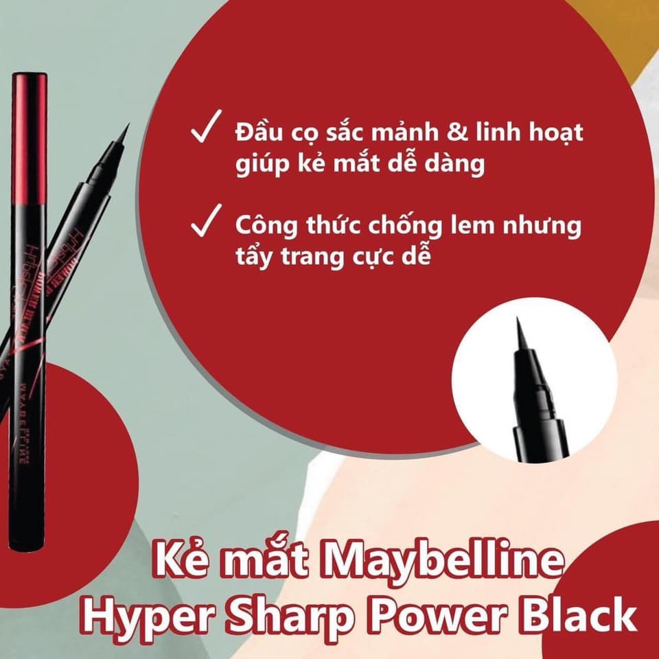 Bút Kẻ Mắt Maybelline Power Black Liquid Liner 0.5g
