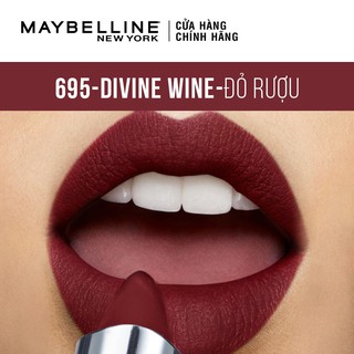 Son Thỏi Maybelline Color Sensational Mịn Lì - 695 Divine wine
