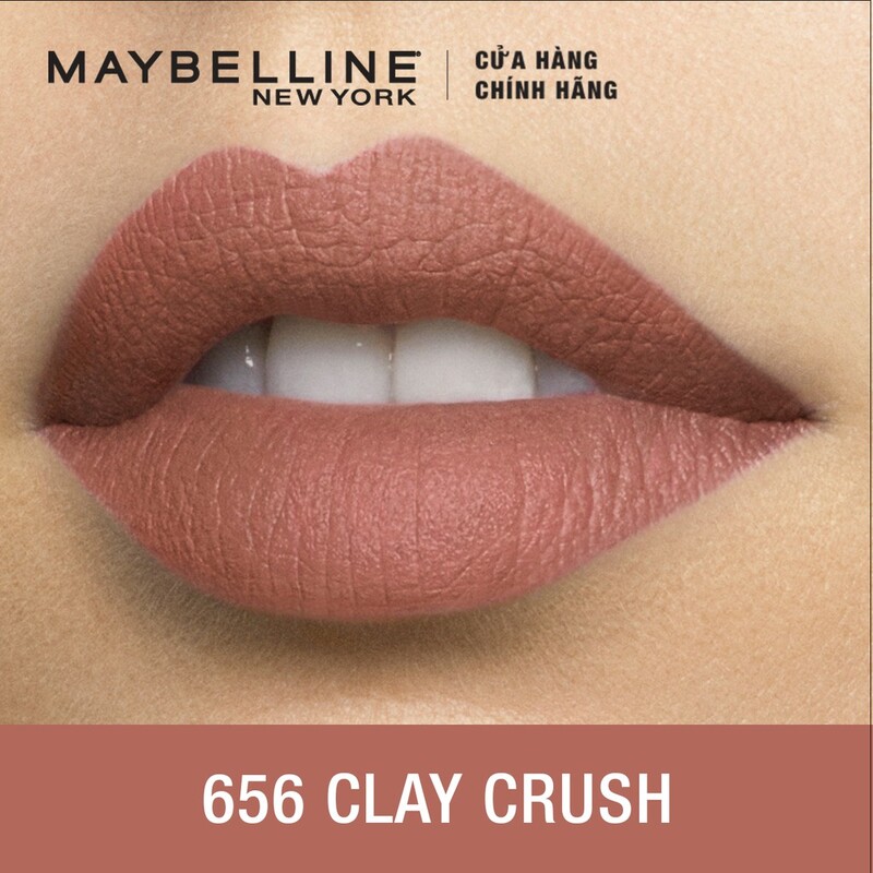 Son Thỏi Maybelline Color Sensational Mịn Lì - 656 Clay Crush