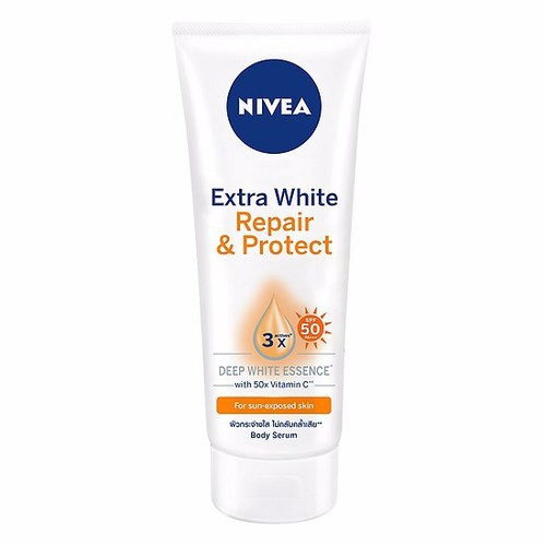 Tinh chất dưỡng thể dưỡng trắng chống nắng & phục hồi Nivea 180ml