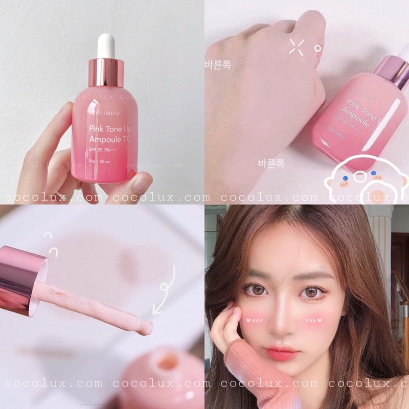 Serum Cellapy Pink Tone Up Ampoule Chống Nắng Dưỡng Da 30g