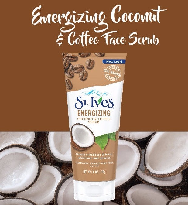Sữa Rửa Mặt St.Ives Tẩy Tế Bào Chết - Coconut & Coffee 170g