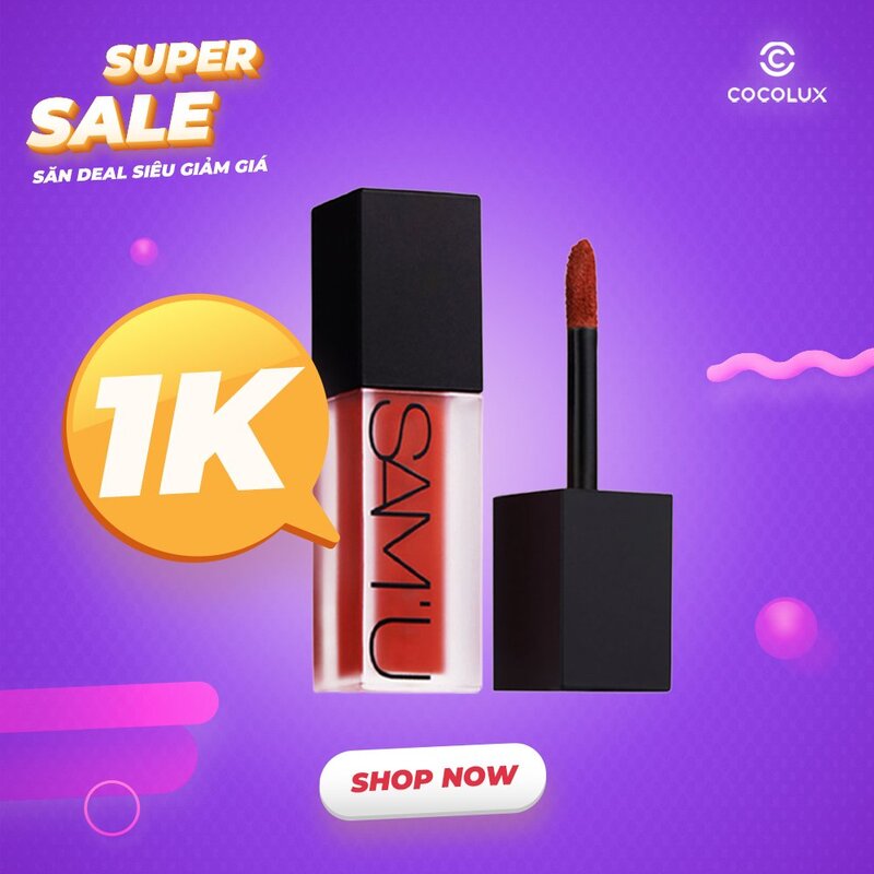 Son Kem SAM'U Fluid Matte Lip Tint - 01 Burn Down