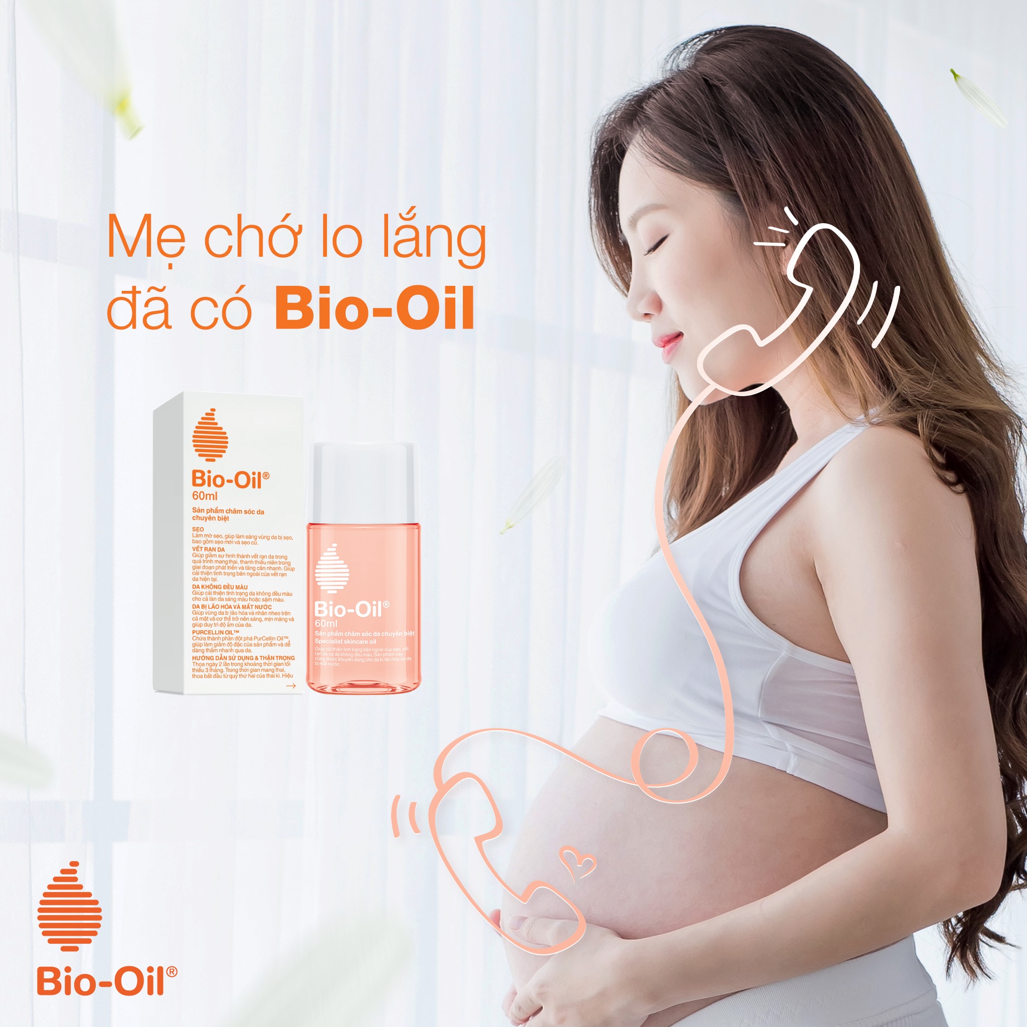 Tinh Dầu Bio-Oil Skincare Oil Giảm Rạn Da, Mờ Sẹo 60ml