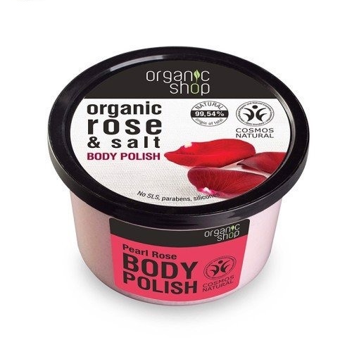 Tẩy Tế Bào Chết Body Organic Shop Rose & Salt 250ml