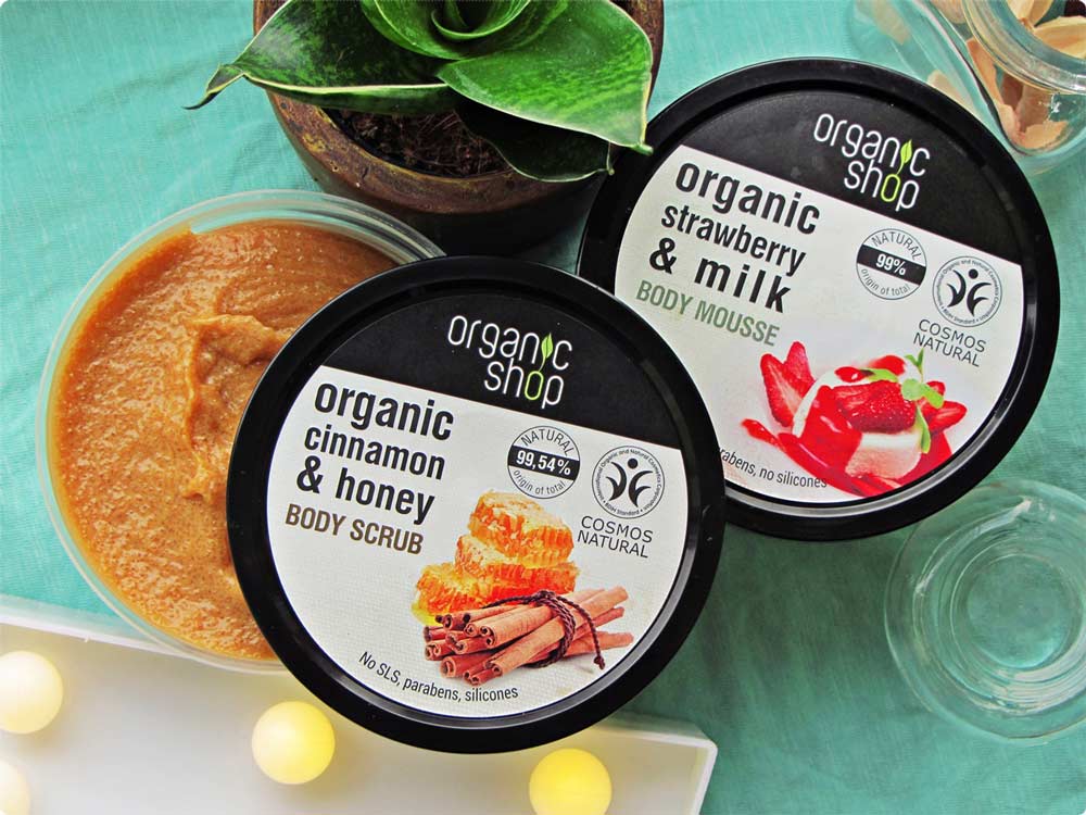 Tẩy Tế Bào Chết Body Organic Shop Hương Mật Ong Quế 250ml