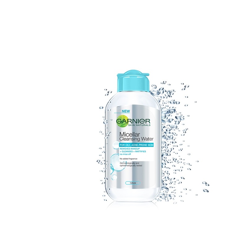Nước Tẩy Trang Garnier Micellar Cleansing Water For Oily, Acne-Prone Skin Cho Da Dầu Mụn 125ml