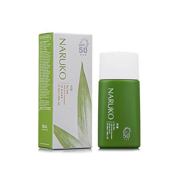 Kem Chống Nắng Naruko Anti-Acne Tràm Trà Ngăn Ngừa Mụn SPF50 30ml