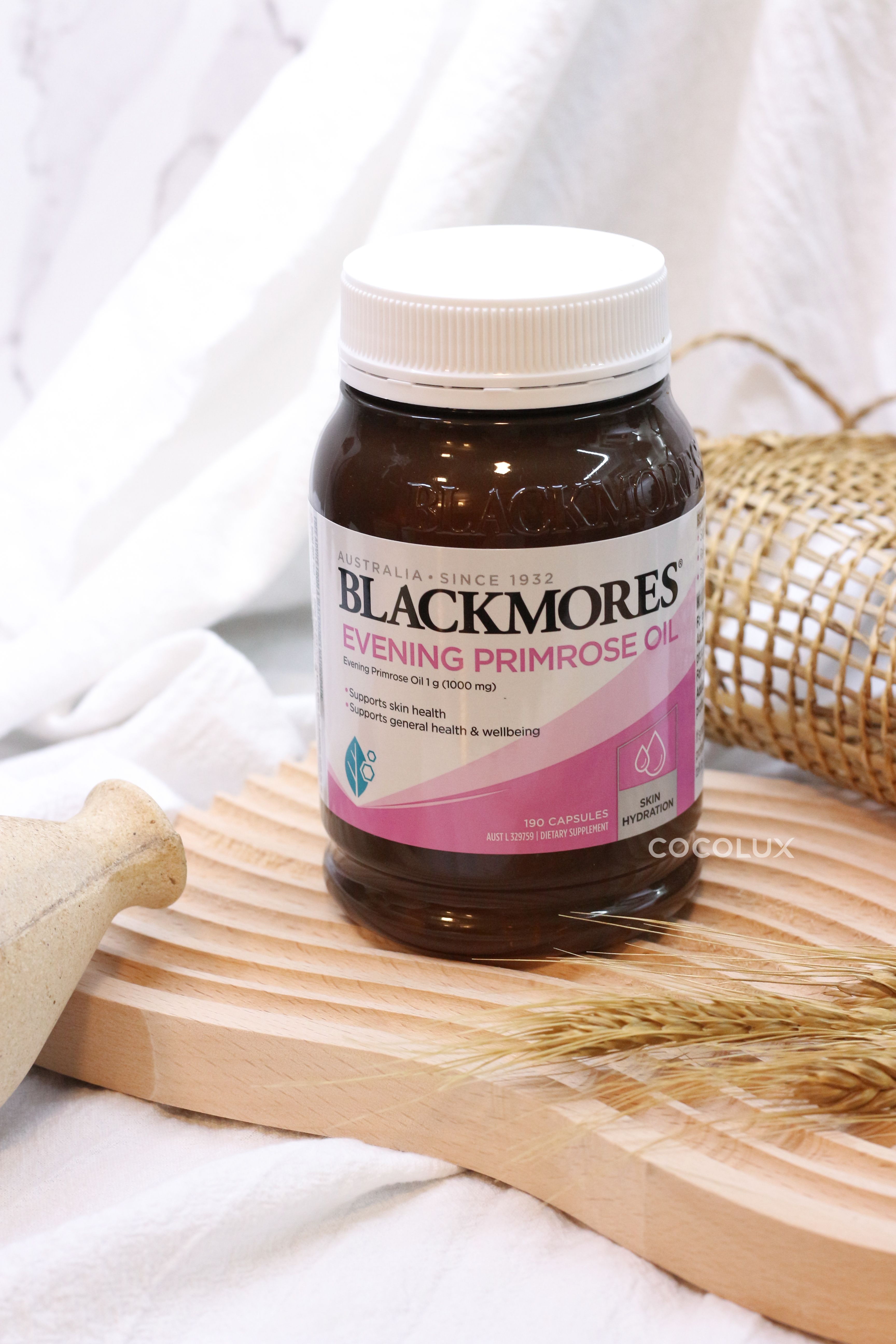 Viên Uống Blackmores Evening Primrose Oil Tinh Dầu Hoa Anh Thảo 190 PCS