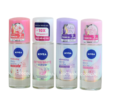 Lăn Khử Mùi Nivea Extra Bright Serum 10x Vitamin C Dưỡng Sáng 40ml