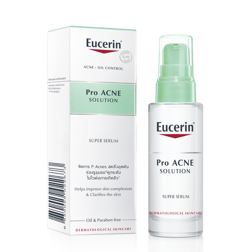 Tinh Chất Eucerin Pro Acne Solution Super Serum Trị Mụn Trứng Cá Mờ Sẹo 30ml
