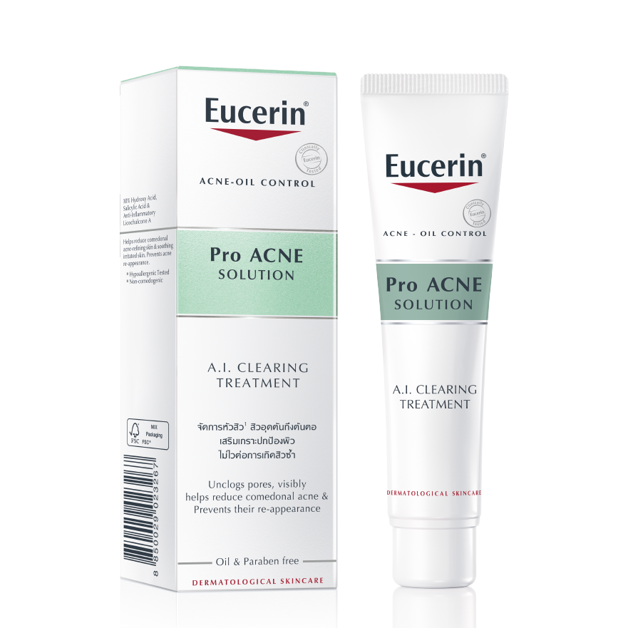 Tinh Chất Eucerin Pro ACNE Solution A.I Clearing Treatment Giảm Mụn Viêm & Mờ Vết Thâm 40ml
