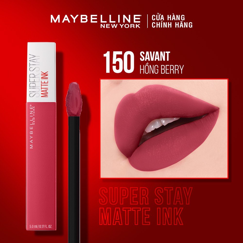 Son Kem Maybelline Super Stay Matte Ink Siêu Lì - 150