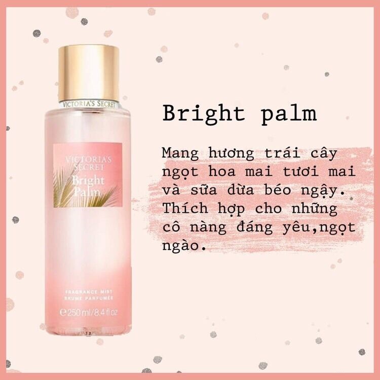 Xịt Thơm Body Victoria's Secret - Bright Palm 250ml