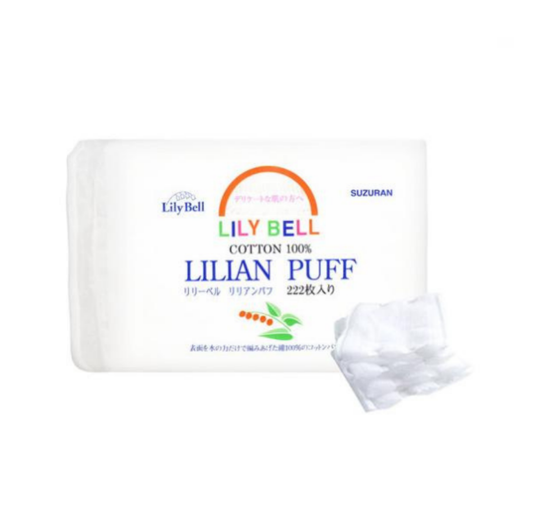 Bông Tẩy Trang LiLy Bell Lilian Puff Cotton 222 PCS