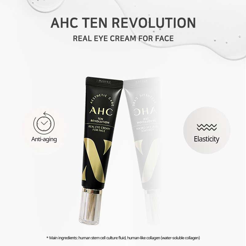 Kem Dưỡng Mắt AHC Ten Revolution Real Eye Cream For Face 12ml
