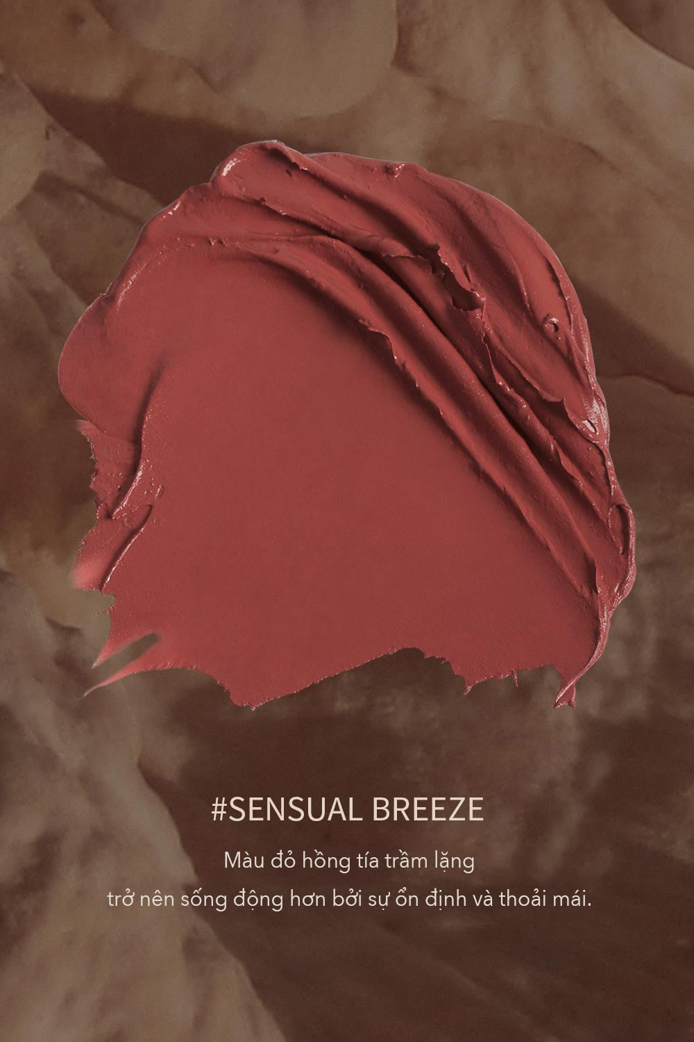 Son Thỏi 3CE Soft Matte Lipstick Version Deep Under More Deep - Sensual Breeze 3.5g