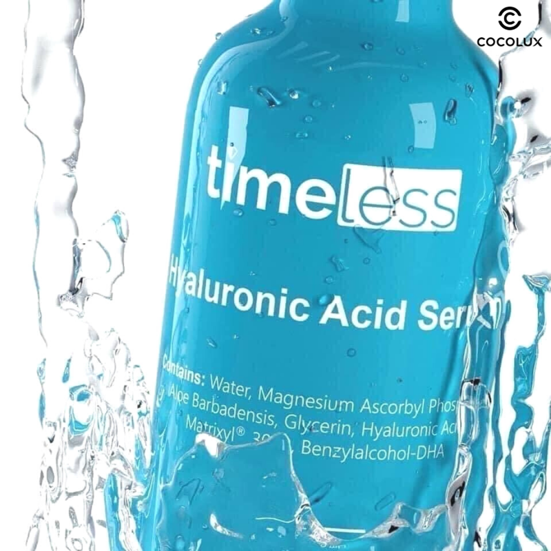 Serum Timeless Hyaluronic Acid  + Vitamin C Cấp Ẩm, Làm Sáng Da 30ml