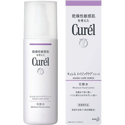 Lotion Curél Aging Care Series Moisture Facial Lotion Dưỡng Ẩm Chuyên Sâu Cho Da Lão Hóa 140ml