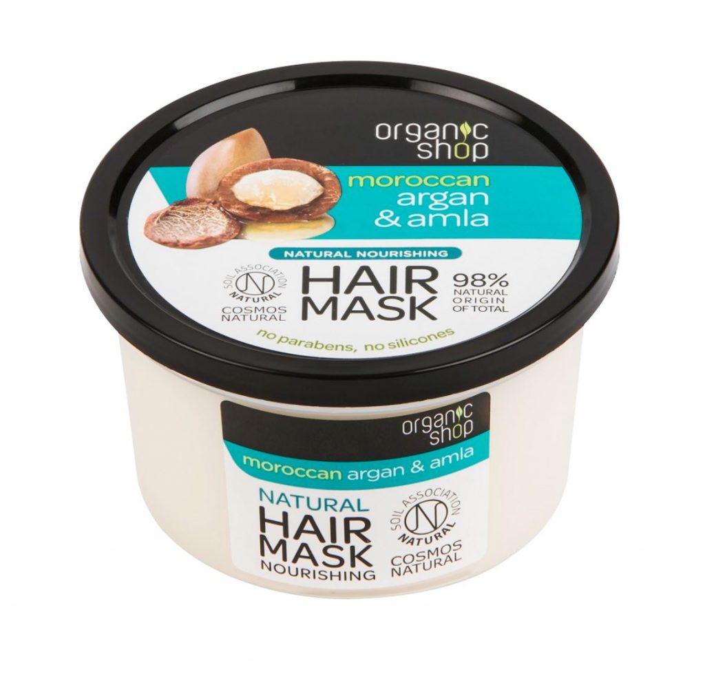 Mặt Nạ Tóc Organic Shop Argan & Amla Natural Nourishing Hair Mask 250ml