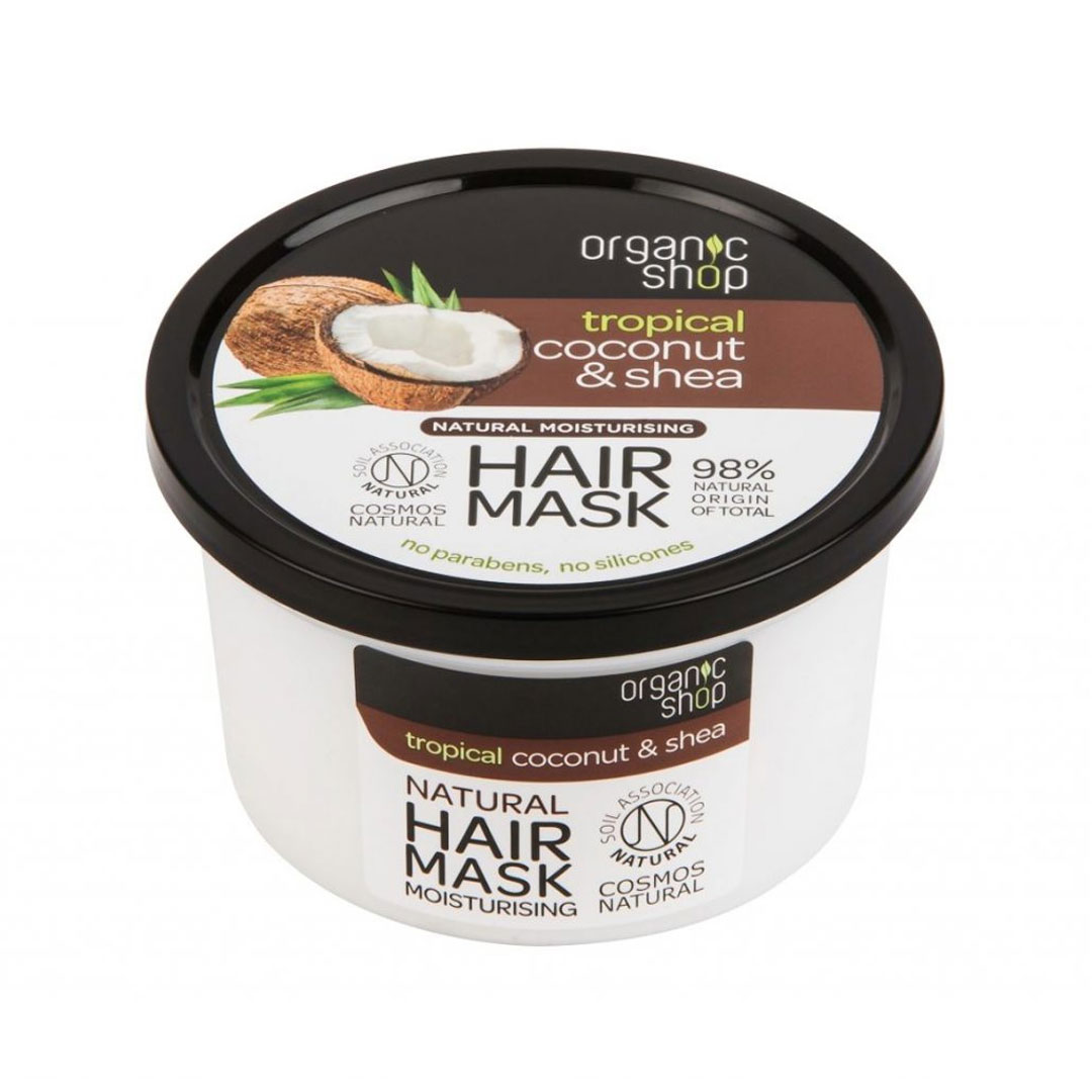 Mặt Nạ Tóc Organic Shop Coconut & Shea Natural Moisturising Hair Mask 250ml