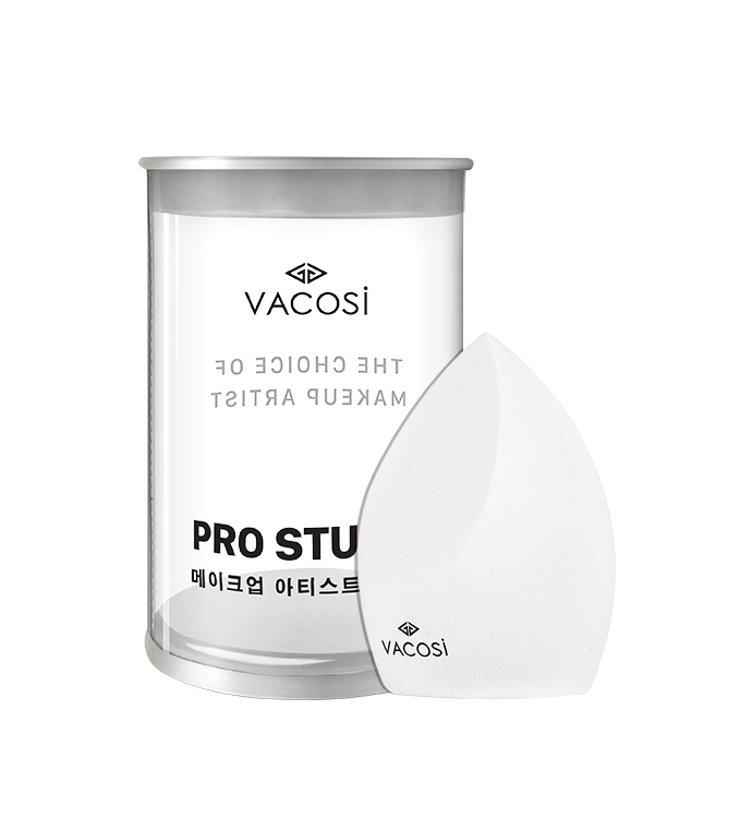 Bông Trang Điểm Vacosi Giọt Nước Vạt Xéo PH04 - Đen