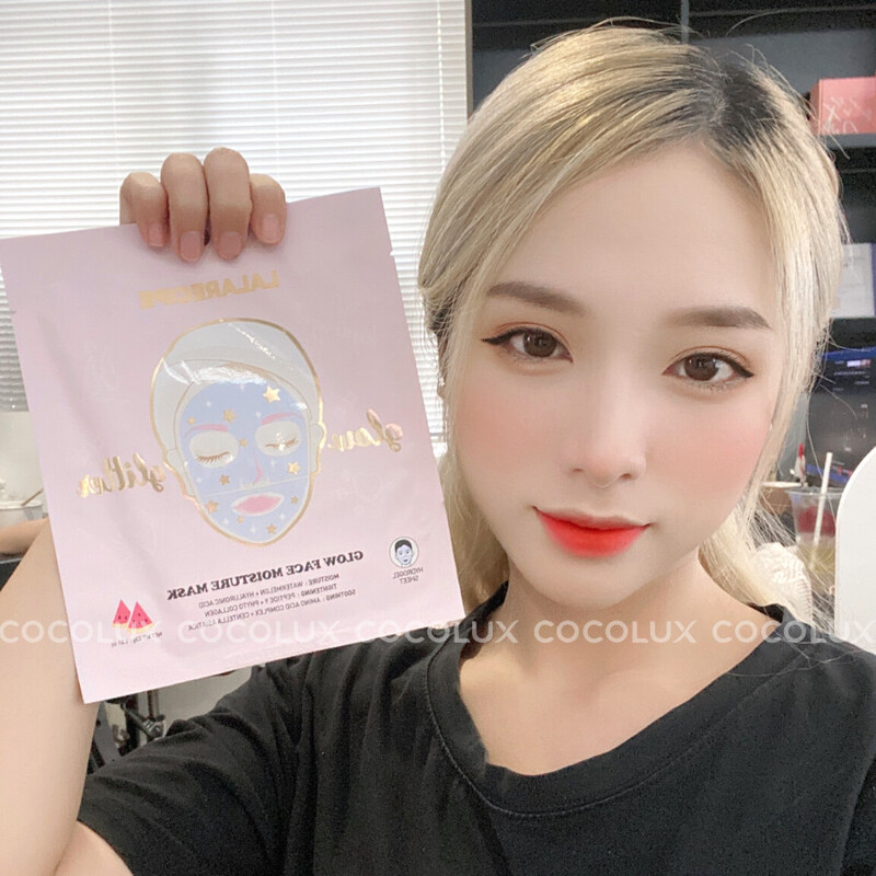 Mặt Nạ Lalarecipe Glow Face Moisture Mask Dưỡng Ẩm (1 miếng)