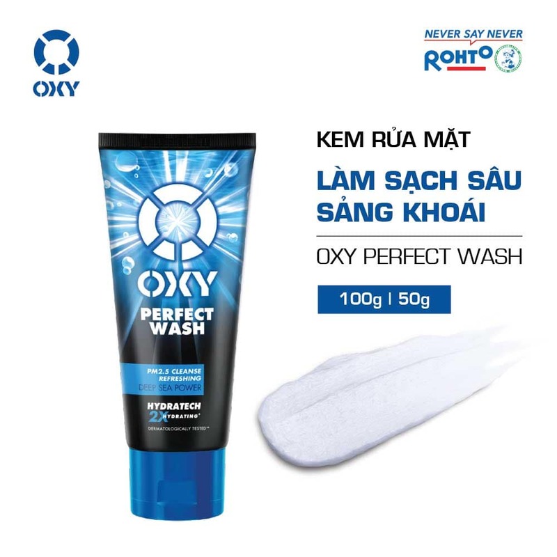 Kem Rửa Mặt Oxy Perfect Wash 100g