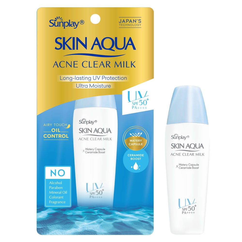 Sữa chống nắng Sunplay Skin Aqua Acne Clear Milk 25g