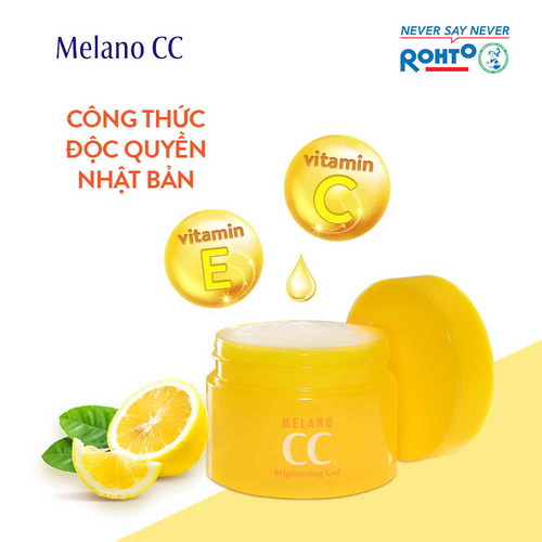 Gel Dưỡng CC Melano Vitamin C Brightening Trắng Da 100g
