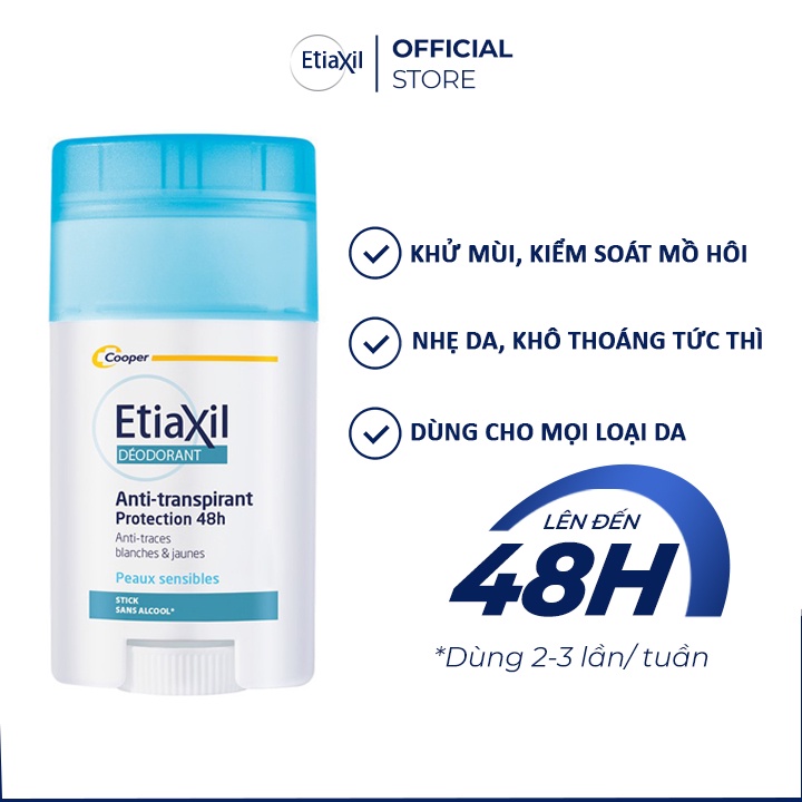 Sáp Khử Mùi Etiaxil Deodorant Anti-Transpirant Protection 48h