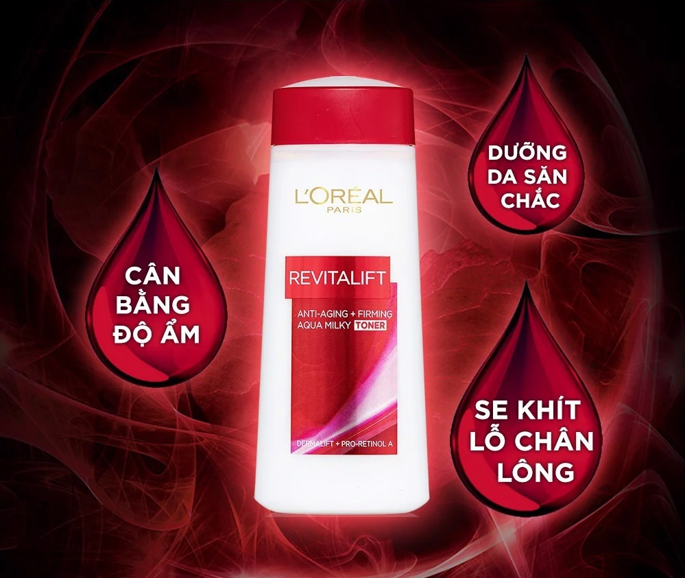 Nước Hoa Hồng L'Oréal Paris Làm Giảm Nếp Nhăn 200ml