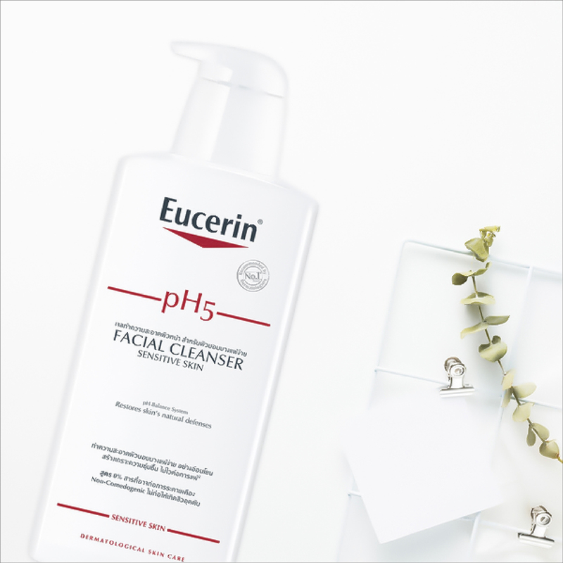 Sữa Rửa Mặt Eucerin pH5 Facial Cleanser Sensitive Skin Cho Da Nhạy Cảm 400ml