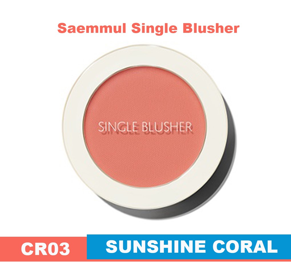 Phấn Má The Saem Saemmul Single Blusher - CR03