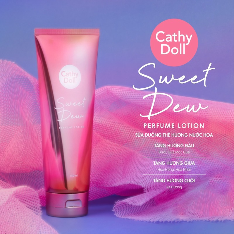 Sữa Dưỡng Thể Cathy Doll Sweet Dew Perfume Lotion Hương Nước Hoa 150ml